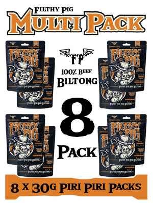 Piri Piri Biltong - 8 Pack
