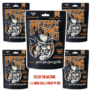 Naga Chilli Biltong - 8 Pack