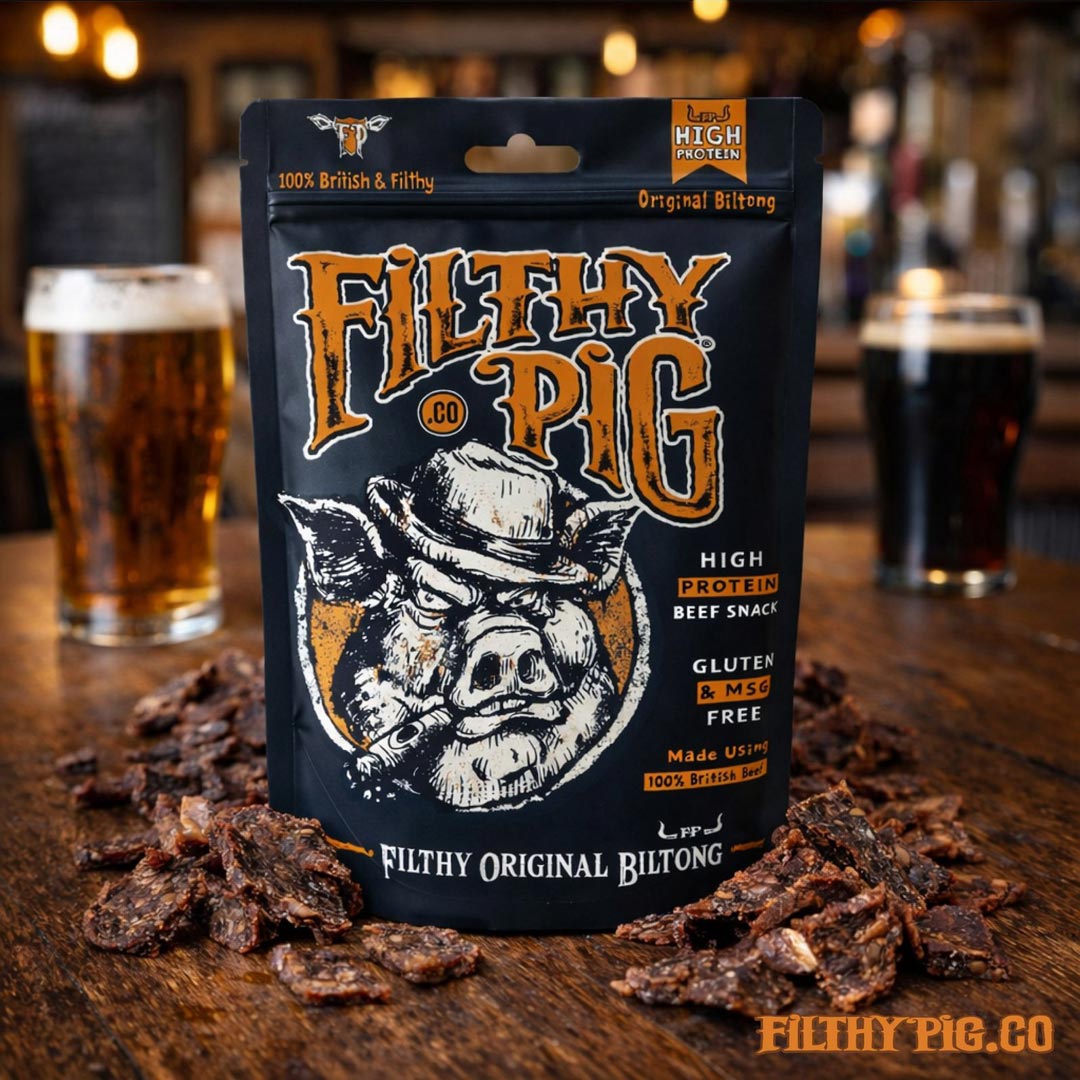 Filthy Pig Naga Chilli Biltong - 8 Pack | Filthy Pig Co. | Filthy Hot Sauce ...