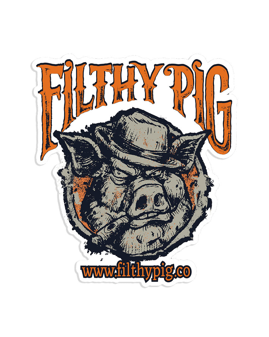 Filthy Pig Filthy Pig Logo Sticker | Filthy Pig Co. | Filthy Hot Sauce, Condiments ...