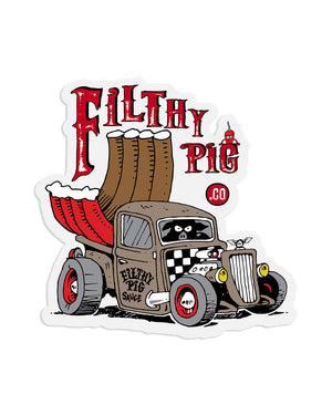 Filthy Pig Rib Roadster Sticker